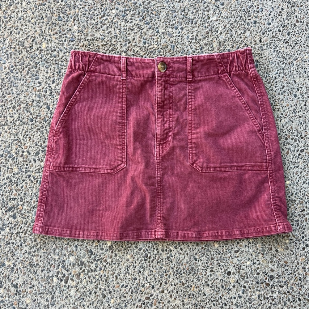 American Eagle Outfitters Rose Denim Skirt